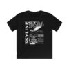 Kids Nissan Skyline GTR R34 Graphic Tee W— Youth Car Racing T‑Shirt