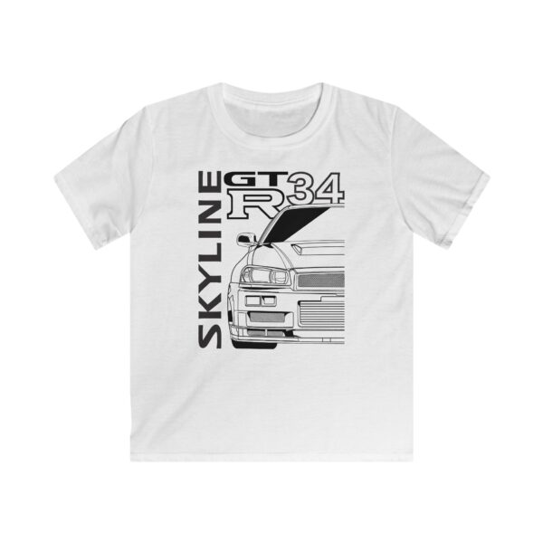 Nissan Skyline GTR R34 - KIDS T‑Shirt - light colors